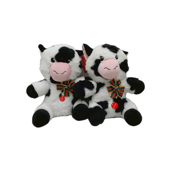PetSmart Plush Dog Toy Charm 12" the Cow Squeaker Stuffed Animal 2024 Set Of 2 - Picture 1 of 7